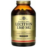 Дієтична добавка Solgar Лецитин, 1360 мг, 250 гелевих капсул