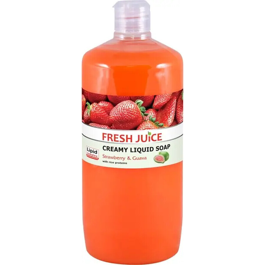 Крем-мыло Fresh Juice Клубника и Гуава 1000 мл: цены и характеристики