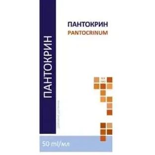 Пантокрин рідкий екстракт по 50 мл у флак.