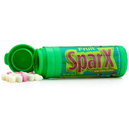 Конфеты SparX натуральные фруктовые с ксилитом 30 г: цены и характеристики