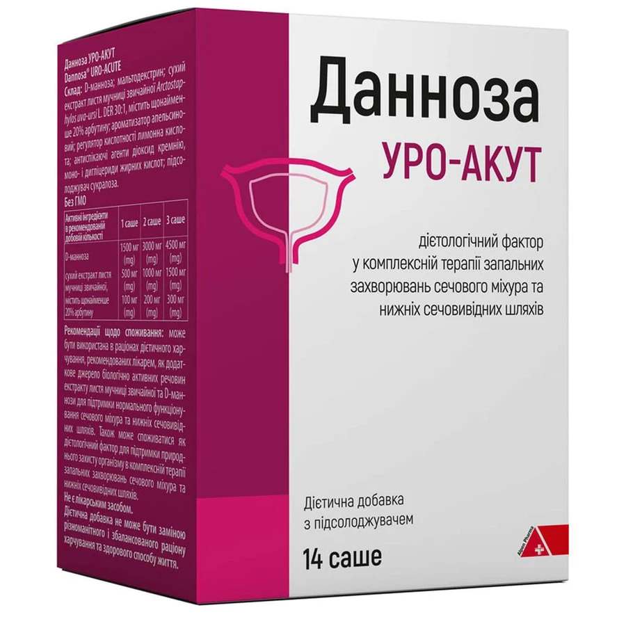 Данноза УРО-АКУТ саше №14: цены и характеристики