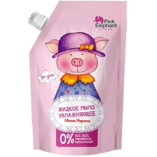 Рідке мило Pink Elephant Свинка Маринка зволожуюче дой-пак 500мл