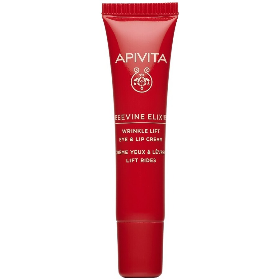 Крем-ліфтинг Apivita Beevine Elixir для боротьби зі зморшками навколо очей та губ, 15 мл: ціни та характеристики