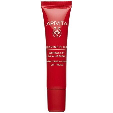 Крем-лифтинг Apivita Beevine Elixir для борьбы с морщинами вокруг глаз и губ, 15 мл