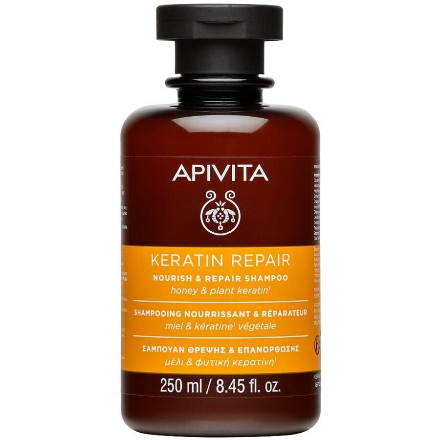 Шампунь Apivita Hair Care Кератинове відновлення, 250 мл: ціни та характеристики