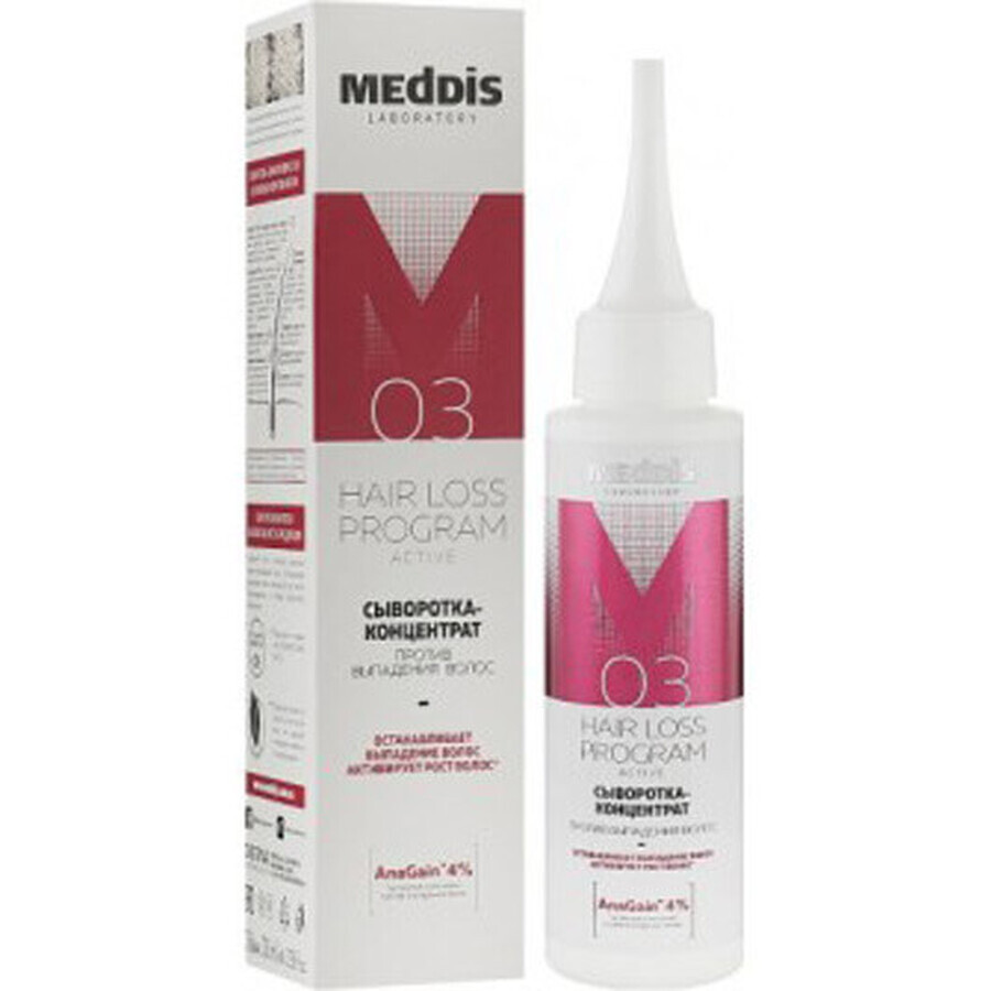 Сыворотка Meddis против выпадения волос, 100 мл: цены и характеристики