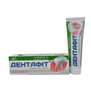 Гелевая зубная паста Fito Product Дентафит ультраэффект, 100 мл 