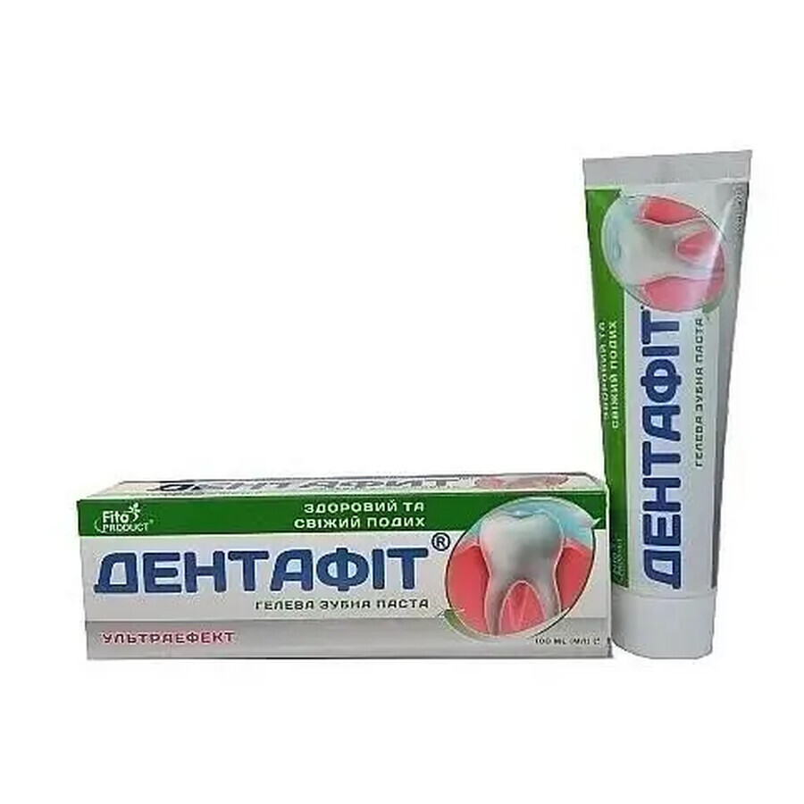 Гелевая зубная паста Fito Product Дентафит ультраэффект, 100 мл : цены и характеристики