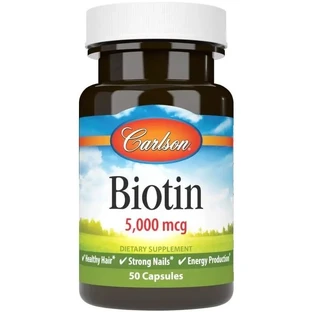 Диетическая добавка Carlson Labs Биотин, 5 мг, 50 капсул