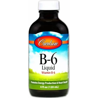 Дієтична добавка Carlson Labs Вітамін В6 (піридоксин), 120 мл