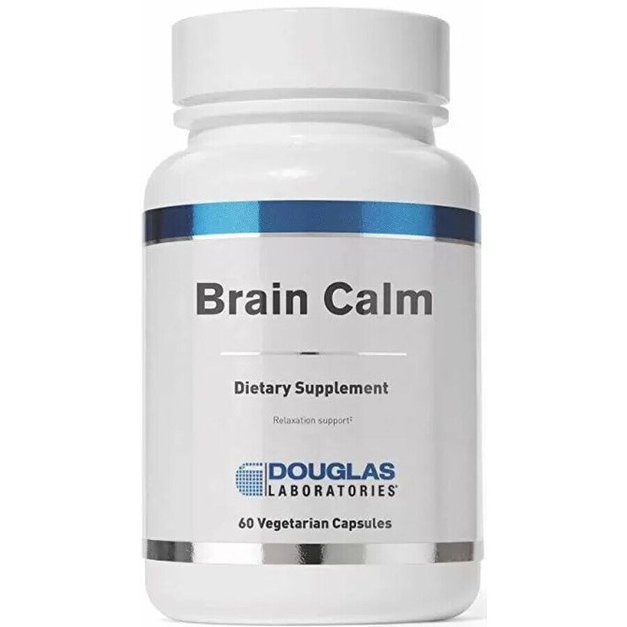 Дієтична добавка Douglas Laboratories Заспокоєння мозку, суміш амінокислот і поживних речовин, 60 капсул: ціни та характеристики