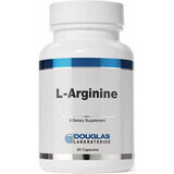 Дієтична добавка Douglas Laboratories L-аргінін, 500 мг, 60 капсул