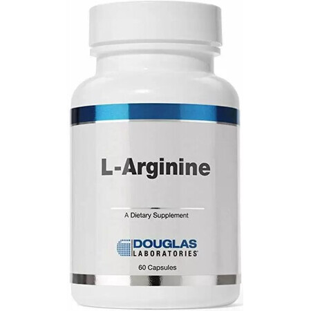 Дієтична добавка Douglas Laboratories L-аргінін, 500 мг, 60 капсул