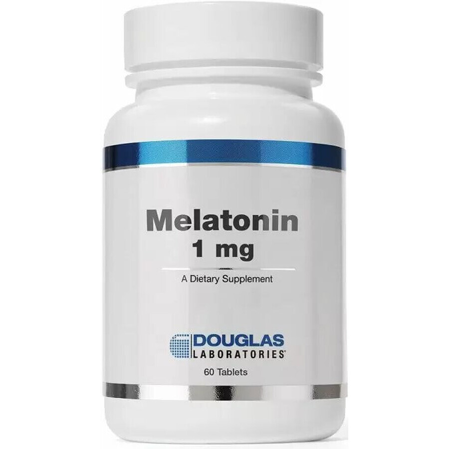 Дієтична добавка Douglas Laboratories Мелатонін, 1 мг, 60 таблеток: ціни та характеристики