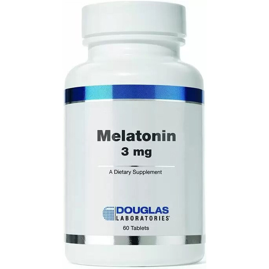 Диетическая добавка Douglas Laboratories Мелатонин, 3 мг, 60 таблеток: цены и характеристики