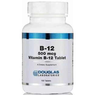 Диетическая добавка Douglas Laboratories Витамин В12, 500 мкг, 100 таблеток