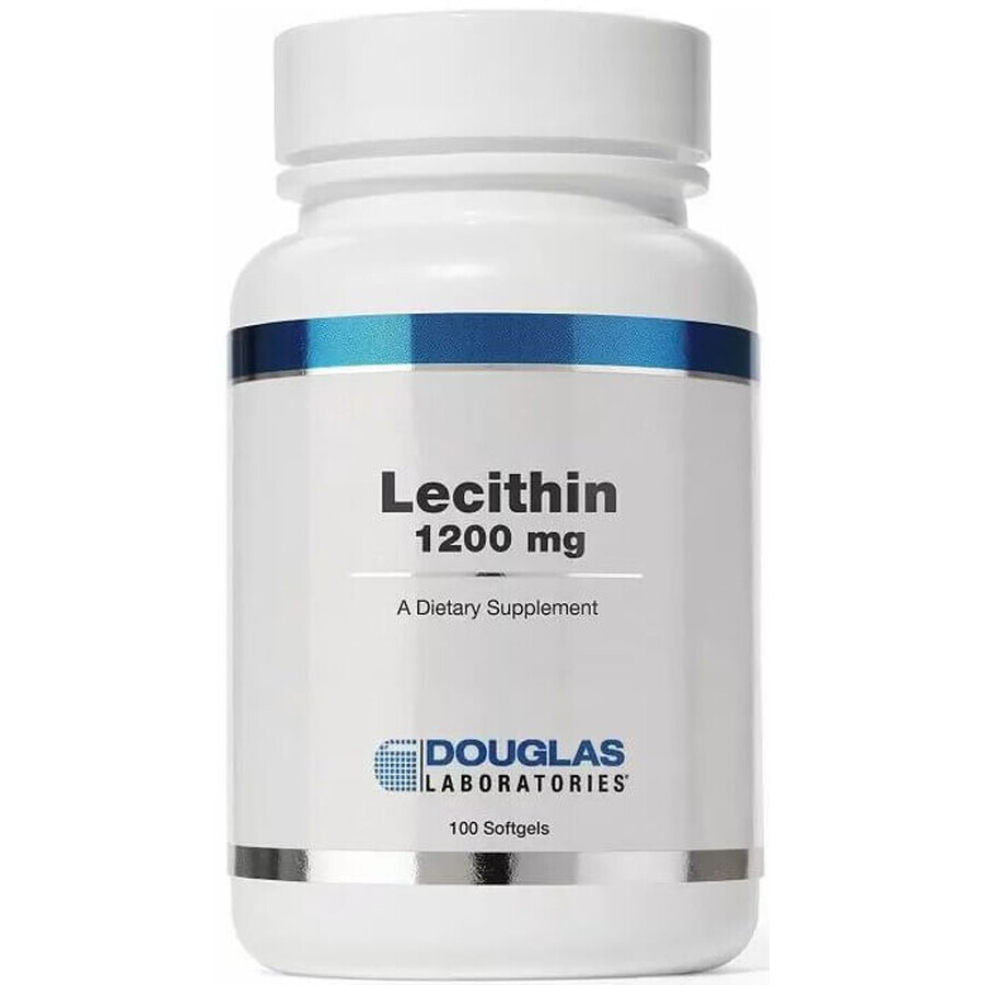 Диетическая добавка Douglas Laboratories Лецитин, 1200 мг, 100 капсул: цены и характеристики