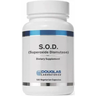 Диетическая добавка Douglas Laboratories Супероксиддисмутаза, 100 вегетарианских капсул