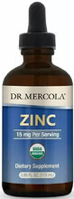 Дієтична добавка Dr. Mercola Цинк, 15 мг, 115 мл