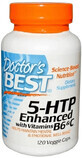 Диетическая добавка Doctor&#39;s Best 5-HTP-гидрокситриптофан, 120 капсул