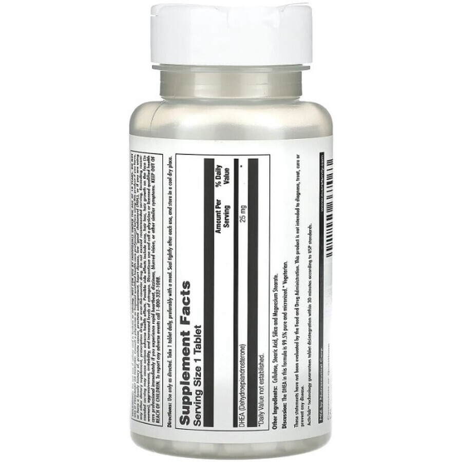 Дієтична добавка KAL ДГЕА, 25 мг, 60 таблеток: ціни та характеристики