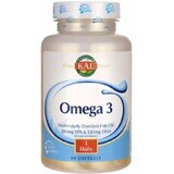 Дієтична добавка KAL Омега-3, 1000 мг, 60 гелевих капсул