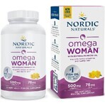 Дієтична добавка Nordic Naturals Омега-3 + вечірня примула для жінок (лимон), 120 капсул: ціни та характеристики