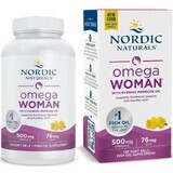 Диетическая добавка Nordic Naturals Омега-3+ вечерняя примула для женщин (лимон), 120 капсул