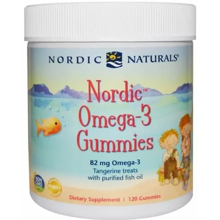 Дієтична добавка Nordic Naturals Риб'ячий жир для дітей (мандарин), 120 жувальних цукерок: ціни та характеристики