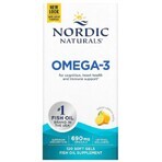 Диетическая добавка Nordic Naturals Очищенный рыбий жир, вкус лимона, 690 мг, 180 гелевых капсул: цены и характеристики
