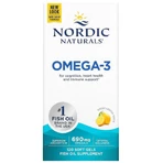 Дієтична добавка Nordic Naturals Очищений риб'ячий жир, смак лимона, 690 мг, 180 гелевих капсул: ціни та характеристики