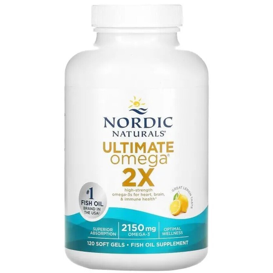 Дієтична добавка Nordic Naturals Риб'ячий жир, 2150 мг, 120 гелевых капсул: ціни та характеристики