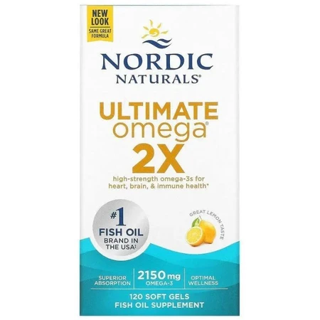 Дієтична добавка Nordic Naturals Риб'ячий жир, 2150 мг, 120 гелевых капсул: ціни та характеристики