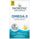 Диетическая добавка Nordic Naturals Очищенный рыбий жир (лимон), 690 мг, 60 капсул: цены и характеристики
