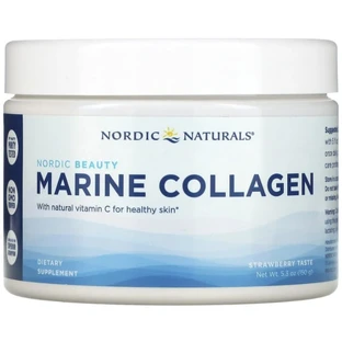 Диетическая добавка Nordic Naturals Морской коллаген, с клубничным ароматом, 150 г