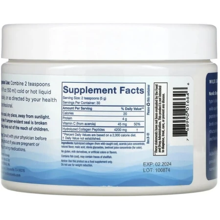Диетическая добавка Nordic Naturals Морской коллаген, с клубничным ароматом, 150 г: цены и характеристики