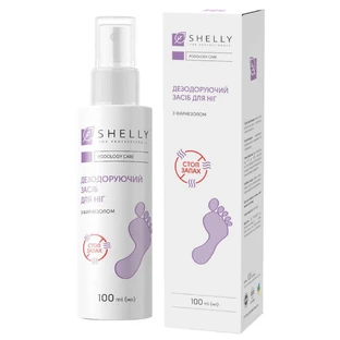 Средство для ног Shelly дезодорирующее пролонгированное действие с фарнезолом 100 мл