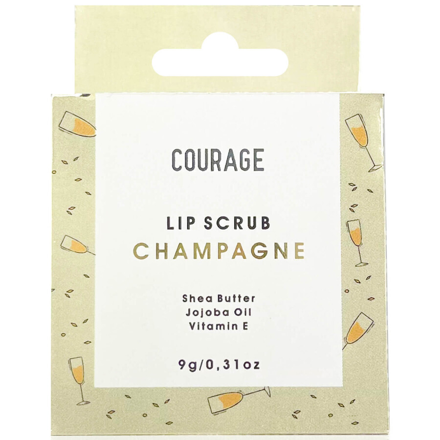 Скраб для губ Courage (Кураж) Lip scrub Champange 9 г: ціни та характеристики