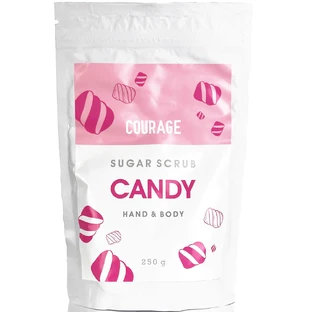Скраб для тіла Courage (Кураж) цукровий Sugar scrub цукерка 250 г 