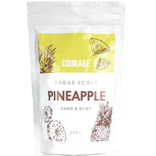 Скраб для тела Courage (Кураж) сахарный Sugar scrub ананас 250 г