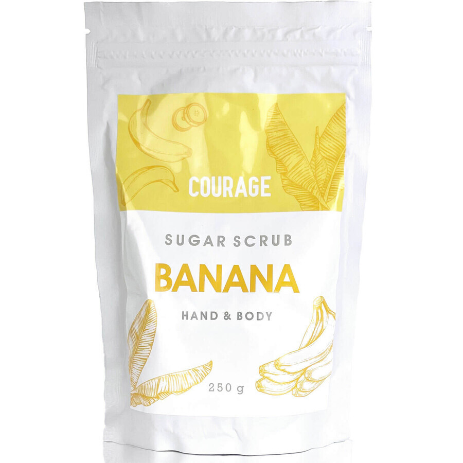 Скраб для тіла Courage (Кураж) цукровий Sugar scrub банан 250 г: ціни та характеристики