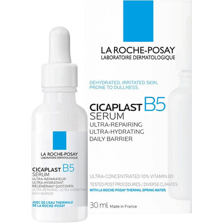 Сироватка La Roche-Posay Cicaplast B5 ультраконцентрована, з пантенолом, для відновлення та зволоження, 30 мл