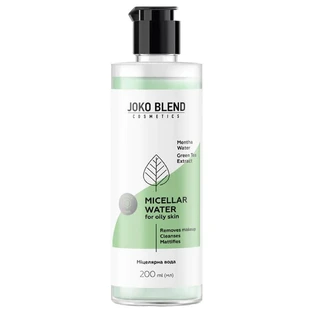 Вода міцелярна Joko Blend з зеленим чаєм для жирної шкіри 200 мл
