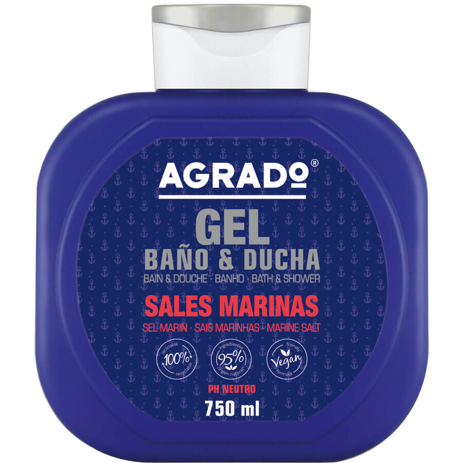 Гель для душа Agrado Морская соль 750 мл: цены и характеристики