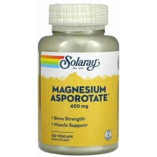 Магній аспартат, Magnesium Asporotate, Solaray, 120 капсул