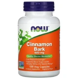 Кора кориці, Cinnamon Bark, Now Foods, 600 мг, 120 вегетаріанських капсул