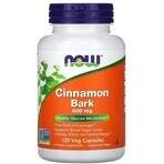Кора кориці, Cinnamon Bark, Now Foods, 600 мг, 120 вегетаріанських капсул: ціни та характеристики