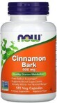 Кора кориці, Cinnamon Bark, Now Foods, 600 мг, 120 вегетаріанських капсул
