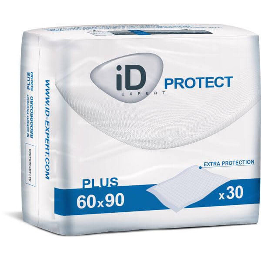 Пелюшки гігієнічні дитячі одноразові iD Protect Expert Plus 60*90 см 30 шт: ціни та характеристики