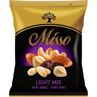 Асорті фруктово-горіхове MIsso Лайт Мікс 60 г 